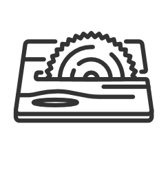 icono de infraestructura y herramientas